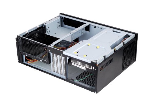 Gabinete para PC SilverStone Technology SST-GD05B-3.0-USA Micro-ATX de aluminio y acero con 2 puertos USB 3.0 frontales en negro miniatura 6
