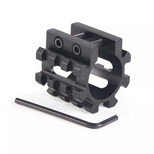 Draxx Sports Rail Picatinny Tactical Multisions für Pumpgewehr [Befestigung auf Röhrchen 25 mm - 1 Zoll] auf Remington 870 Mossberg 500 und andere Gewehre Cover