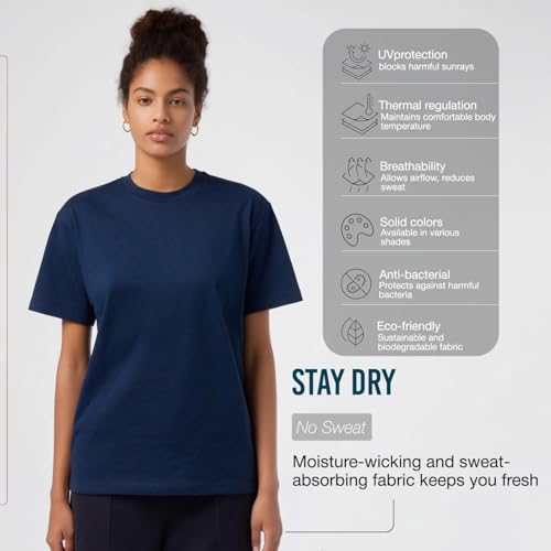 Image of AMAREE Classic Round Neck Half Sleeve T-Shirt - Soft, Breathable & Stylish Everyday Wear - (Pack of - 1)