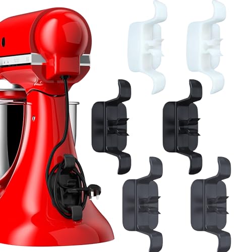 Kabelwickler Selbstklebend, 6 Stück Kabel Organizer Für Küchengeräte, Cable Organizer, Cable Organizer, Kabelhalter Die Auf Verschiedene Gebogene Oberflächen Passen, Für...