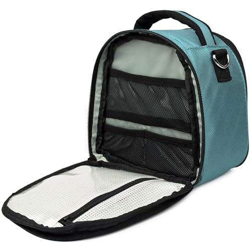 Funda acolchada para mini proyector, compatible con AAXA, Sony, iCODIS, ZOPro y AMOOAW, color azul cielo miniatura 4