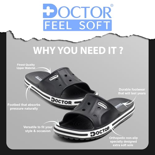 Image of Men EVA Slide Slippers | Lightweight Anti-Slip Casual Slides | Breathable Comfort Sandals for Indoor Outdoor Everyday Wear Walking Slippers