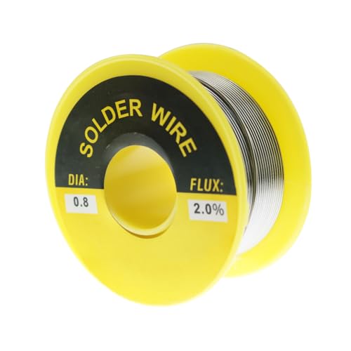 Image of 60 /40 0.8mm /50g Rosin Cored Solder Wire High Purity Low Melting Point Soldering Wires Fine Tin-Lead Rosin Cored Low Temperature Soldering Wires;Electronic Components and DIY Repairs