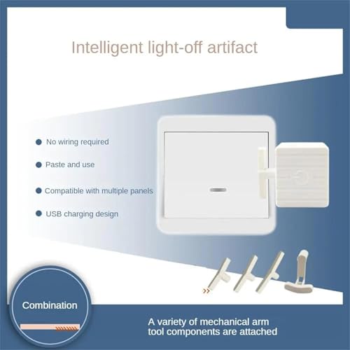 Pulsador automático de botones y de interruptor inalámbrico autoadhesivo 8