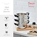 ​​Swan Townhouse 18cm 3 Tier Stainless Steel Steamer with Glass Lid, Suitable for All Hob Types (Including Induction), Dishwasher Safe, Stainless Steel​, SWPS5026SS