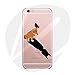 (Sleeping bear) Apple iPhone 6/6s Funda Carcasa,Pequeño Animal Perro Lindo De La Historieta(Soy un Super héroe) Patrón TPU Silicona Caso Funda Cover Carcasa+Cuerda de Seguridad-Shiba INU