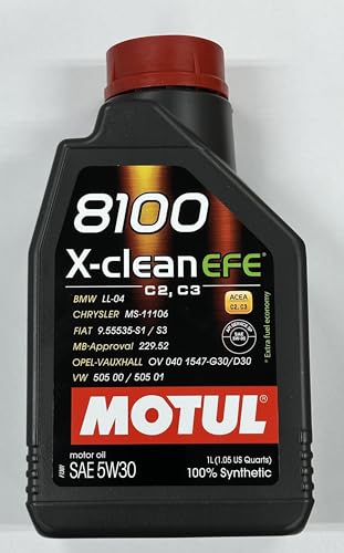 モチュール8100X-cleanEFE 5w-30 5本セット モチュール 8100 エックスクリーン プラス 5W30 5L (車用