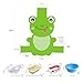 Baby Bath Seat Support Net, Quick Drying, Adjustable, Comfortable, Non-Slip, Infant Bathtub Sling Shower Mesh for a Tub, Soft Newborn Bath Mat (Green Frog)