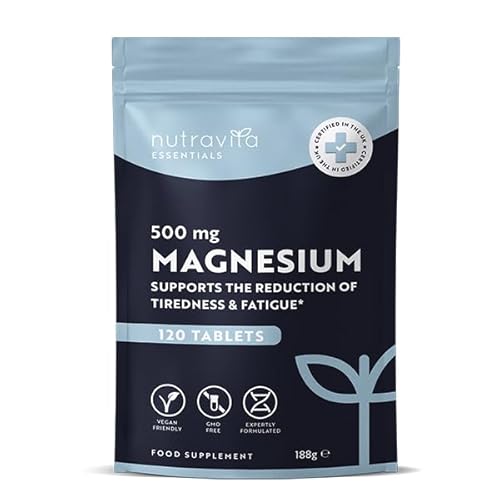 Nutravita Magnesium Supplements 500mg Tablets
