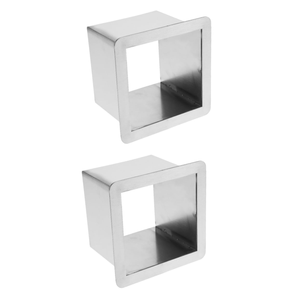 2pcs Kitchen Trash Can Lid Square Trash Chute Grommet Waste Chute Counter Grommet for Restaurant Office Home Use