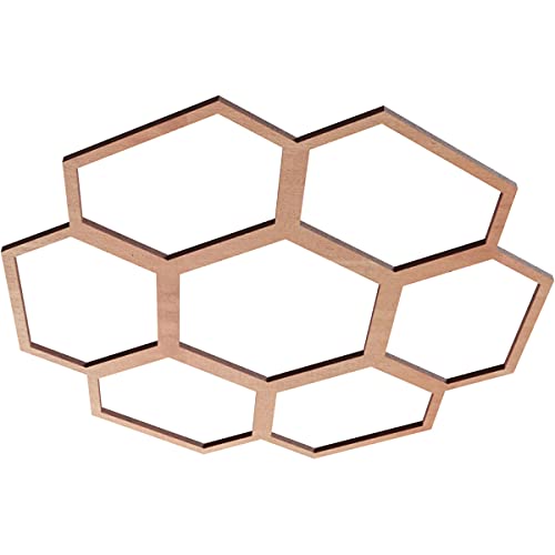 Image of Ekena Millwork 18 inchOD x 7 5 /8 inchID x 1 /4 inchT Florin Wood Fretwork Pierced Ceiling Medallion, Cherry