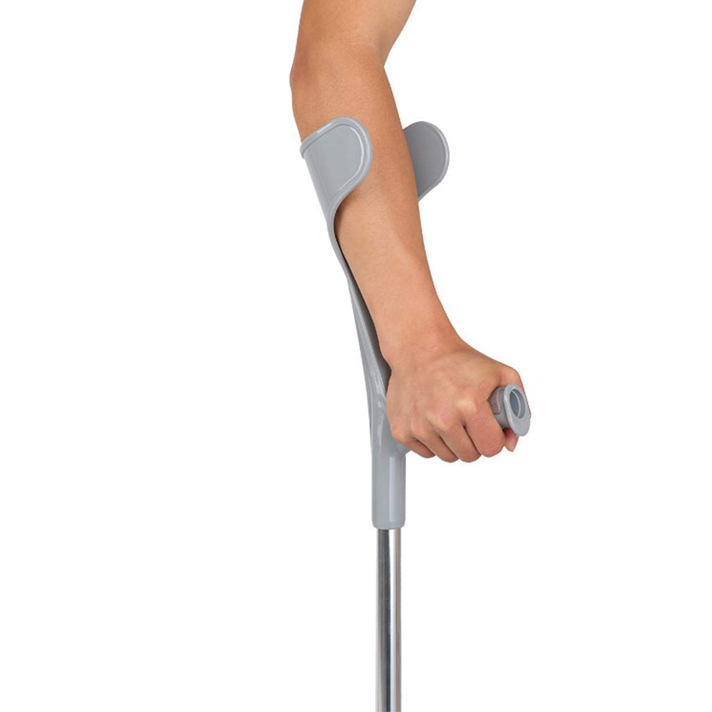 Antebrazo Muleta Codo Muletas Asistencia de Aluminio Ultraligero Altura Ajustable (70-92.5) cm con Mango Cómodo,Black2pcs Beautiful Scenery