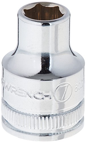 GEARWRENCH 3/8 Drive Standard Metric Socket 7mm, 6 Point - 80375