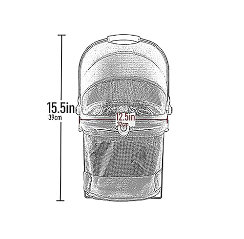 Pet Gear No-Zip View 360 Pet Carrier & Car Seat, Jet Black, 15" by Pet Gear - Used condition - Image 3