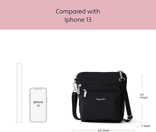 Miniatura 4 de Baggallini Modern Pocket Crossbody with RFID - Lightweight Water-Resistant Travel Bag - Crossbody Handbag for Women