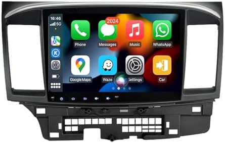 SYGAV Android 11 Car Stereo for 2008-2017 Mitsubishi Lancer EVO X with Carplay Without OEM Rockford Fosgate AMP Radio GPS Navigation Head Unit