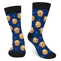 Cantustime Funny Socks for Men and Women - Funky Crazy Crew Cool Dog Socks Novelty Gifts for Dog Lovers Mom Dad - Unique Birthday Valentines Easter Gag Gifts Christmas Fun Gift Stocking Stuffers