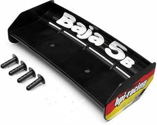HPI85450 New R/C Model HPI Racing Plastic Wing Set Balck 1/5 Scale Baja 5B Off Road Buggy HPI 85450 w/Sticker #85450 ROVAN KM SY