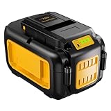 1 Pack 7.5Ah Lithium-ion Replacement for ‎Dewalt 40V Battery DCB404 DCB406 DCB407 DCB114，Compatible with All 40V MAX Tools