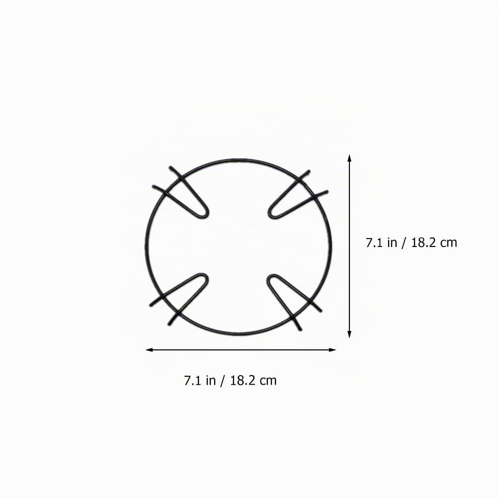 IMIKEYA 4 Soportes Antideslizantes Para Ollas Estufa De Gas Soportes Para Sartenes Soporte Para Estufa De Gas Estante Para Estufa Accesorios De Cocina Soporte Para Wok Olla