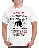 Camiseta para Papá con Frase "Mis hijas son mis bebes" (S)