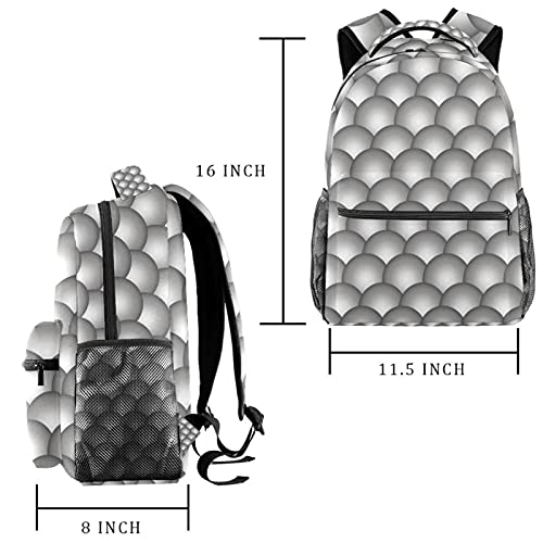 Sac à dos décontracté pour femme à texture écailles grande capacité - 2