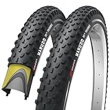Fincci Reflective 29 x 2.1 Inch Tyres Mountain Bike- Pair Foldable Bicycle Tyres MTB 29 Inch with 1mm Nylon Puncture Proof for Hybrid & Electric & Electric & Enduro Bikes - Accessories 52-622 - Image 1
