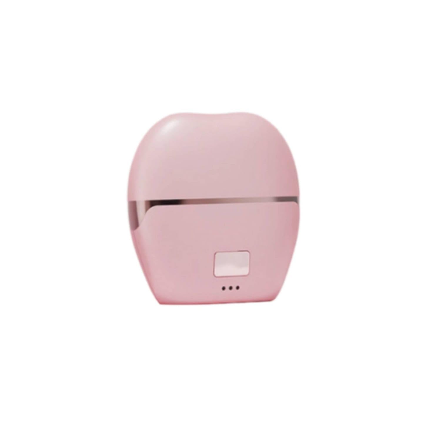 Indicator Lights Cordless Hair Straightener Brush Cover Cap Portable Straightening Brush Handheld Portable Straightening Comb Glossy Finish, Pink-image-42