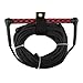 Aymzbd Wake Board Water Ski Rope, Wakeboard Tow Rope with Handle Grip, Lightweight 23M Wakeboard for Water Skis, Black Rope