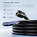 AIXINE Level 1&2 EV Charger, J1772 16A EV Charger with 25FT Extension Cord Cable,Portable Electric Car Charger 240V NEMA 6-20 Plug&120V NEMA 5-15 Adapter for All SAE J1772