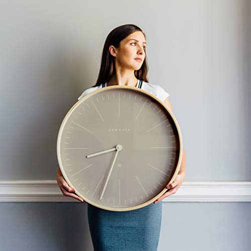 Newgate® Mr Clarke Extra Large Wall Clock - Analog Wall Clock - Silent Sweep Non Ticking Wall Clock - Kitchen Wall Clocks - Round Wall Clock - Oversized Wall Clock - British Design #TOP2