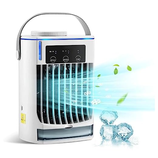 Ar-Condicionado PortáTil | Ar Condicionados PortáTeis | Ventoinha De 3 Velocidades Mini Climatizador | Crie sua zona de resfriamento pessoal para barraca de quarto