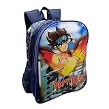 Mochila Infantil de Costas Anime Aventura Brave Passeio Creche Escolar (Azul)