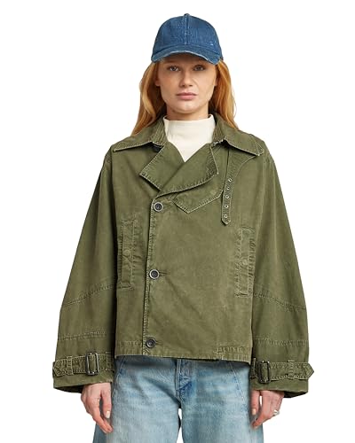 8721136008785 Oversized short trench coat wmn