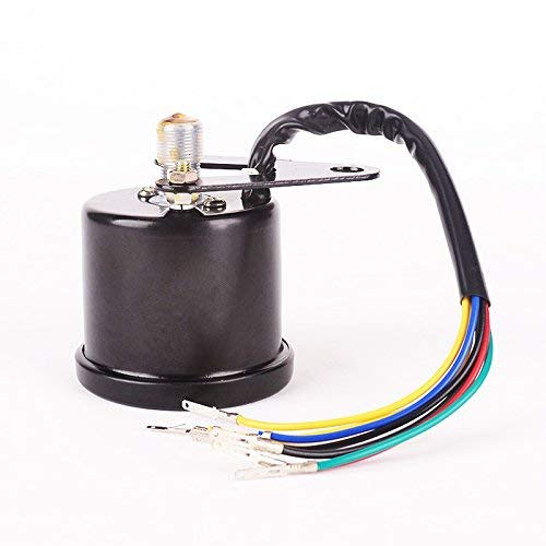 Miniatura 3 de TESWNE motocicleta doble cuentakilómetros velocímetro indicador LED luz trasera señal luz