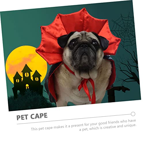 Disfraz cómodo para perro capa temática Halloween miniatura 3