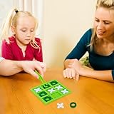 tic tac Ttoe Game - Xo Strategy Board | Classic Desktop Toy | Educational Party Game for Kids and Adults | Travel Puzzle for Skill Building | Fun Brain Challenge for Family Nights and Gatherings - Image 7
