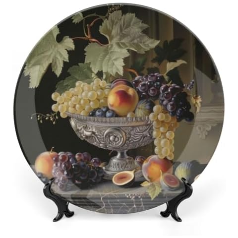 Fanjanmey Vintage Decorative Ceramic Plate Cover