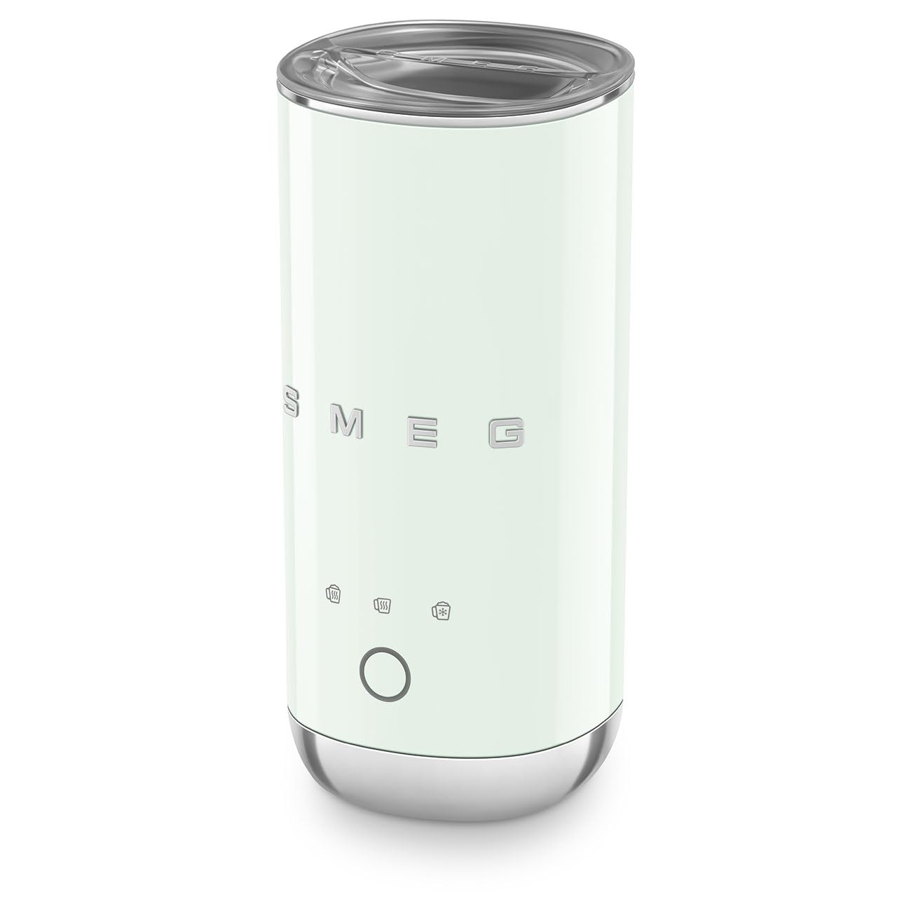 Smeg MFF02PGUK Retro 50s Style Mini Milk Frother, Pre Set Functions, Manual Function, 500W, Pastel Green