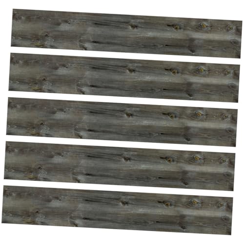 ARTIBETTER 5Piezas Pegatinas Madera De Vinilo Autoadhesivo PVC Decoración Para Cocina Salón Dormitorio y Oficina Revestimiento Desmontable y Removible