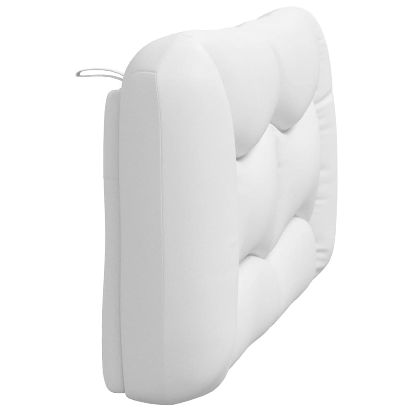 Coussin de tête de lit Blanc 140 cm Similicuir,Armoire De Tête De Lit,Tête De Lit pour Adulte,Meuble De Chambre À Coucher