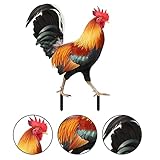 Garden Rooster Statues & Sculpture, Lifelike Chicken Garden Stake, Waterproof Chicken Statue Garden Decorations, Acrylic Statue Animal Garden Ornaments For Outdoor Balcony, Terrace, Patio - Image 2