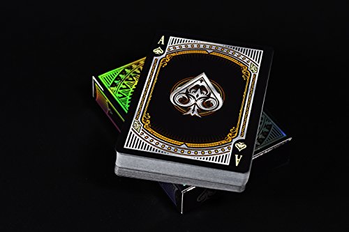 Alloy Copper Playing Cards Poker Deck Custom Design Foiled Back New #TOP3