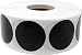 InStockLabels Color Coding Dot Labels 1 Inch 1,000 Adhesive Stickers, Black