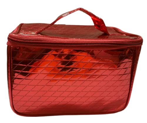 CHOOSY Multipurpose Travel Cosmetic & Jewellery Pouch Vanity Kit | Crack Proof Quality and Proper Leatharite Finishing (Assorted Color)