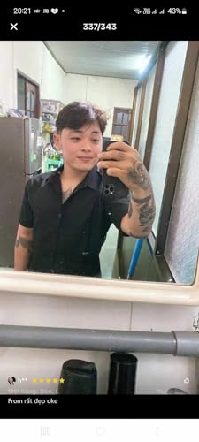 Traz Black and white shirts for men, boys with Asian, Chinese, Korean, and Japanese shapes(25kg-73kg)3