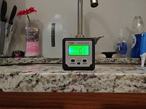 Ticktocktools AZC-TON-88 Digital Angle Finder By Ticktocktools - Magnetic Mini Level And Bevel Gauge - Woodworking With Table Or Miter Saw thumb #8