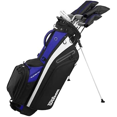 Wilson PlayerFitTM Complete Golf Set with Carry Bag - Men's Steel Golf Clubs