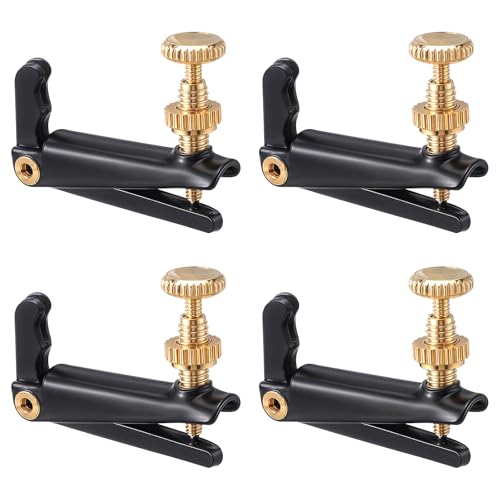 4 Pcs Violin Fine Tuners for 4/4-3/4 Violin