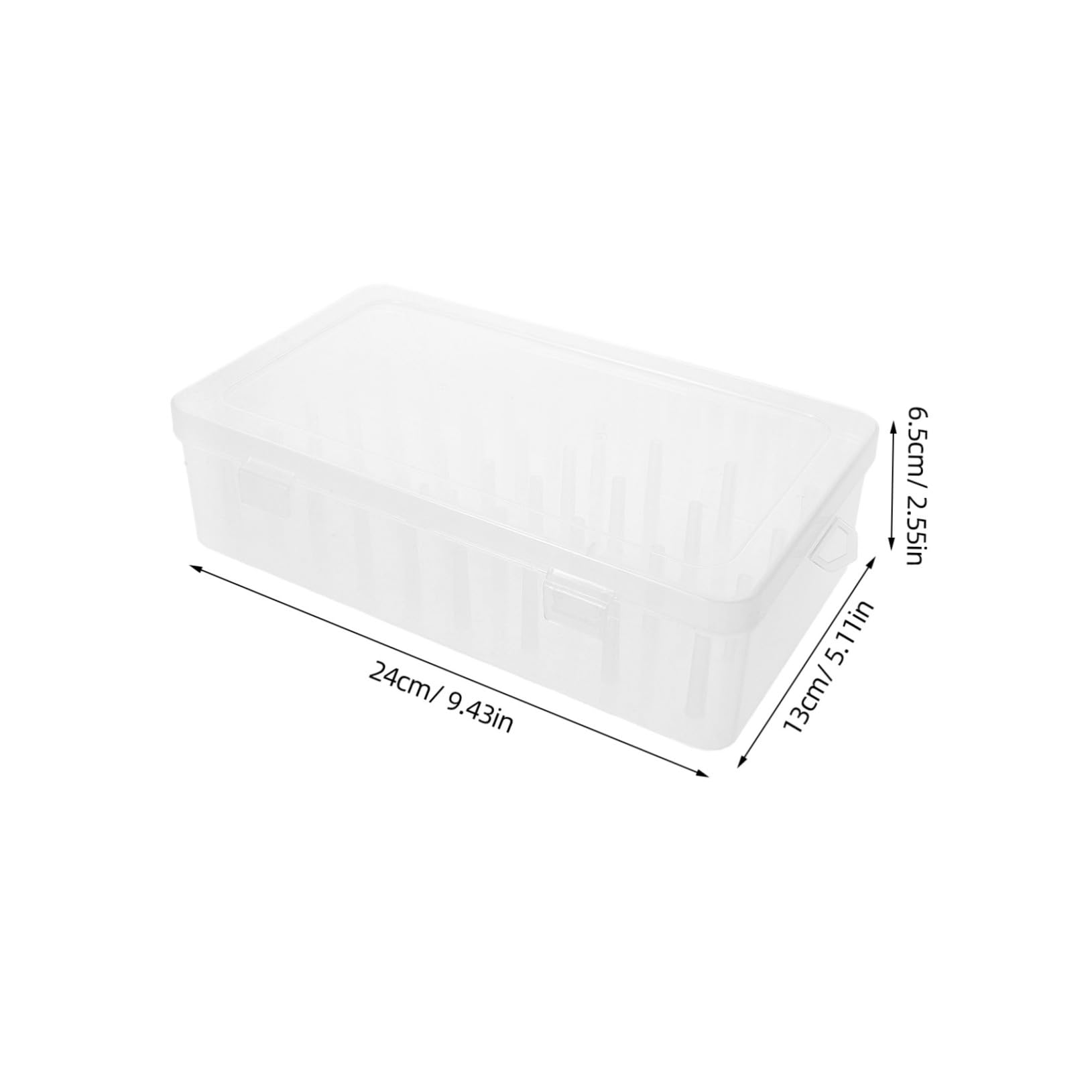 PLAFOPE 3 piezas Caja de Almacenamiento para Hilos de Coser Transparente con Organizador Multifuncional para Bordado y Manualidades Casa